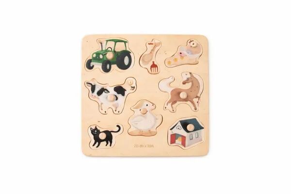 Puzzle en bois-a la ferme