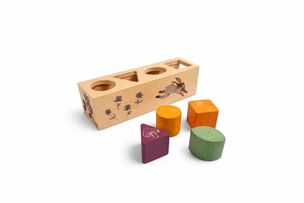 Trieur de formes en bois