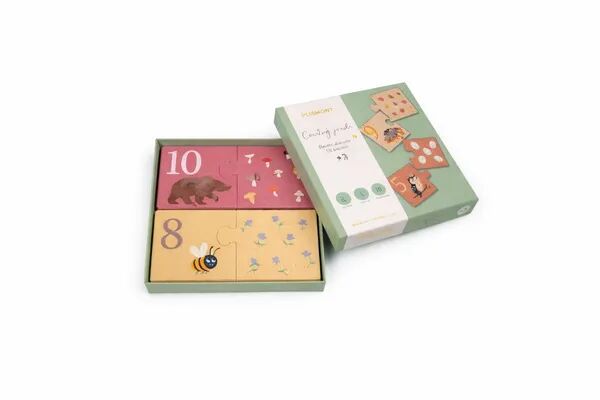 Puzzle Apprendre à compter-animaux nordiques